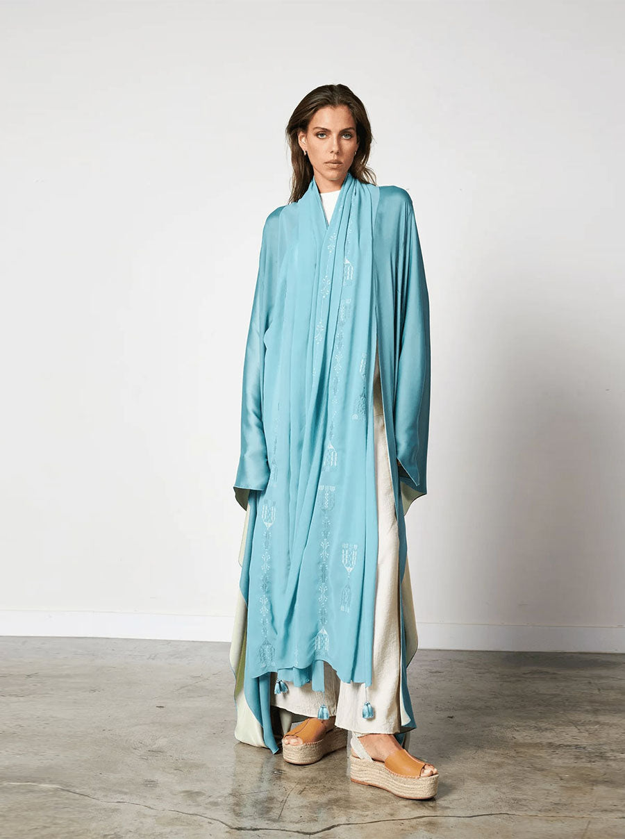 RHEA BOUCLÉ MIDI ABAYA
