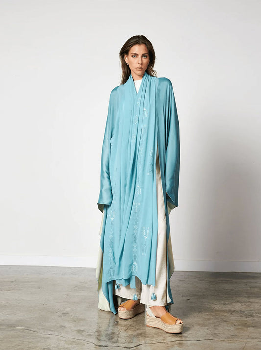 RHEA BOUCLÉ MIDI ABAYA