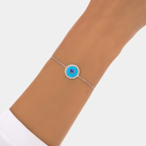 BOHO EARTH BRACELET MEDIUM TURQUOISE