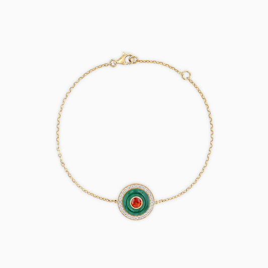 BOHO EARTH BRACELET MEDIUM MALACHITE