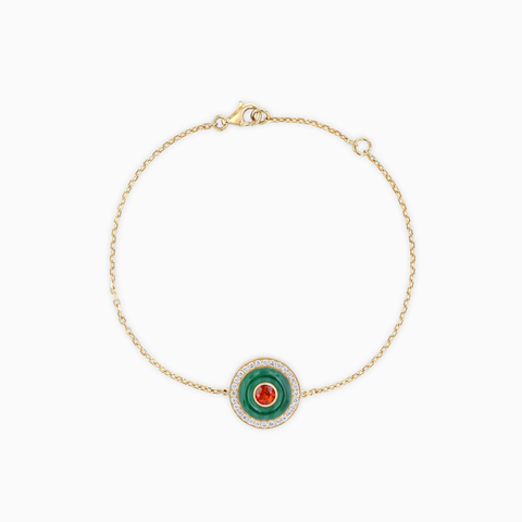 BOHO EARTH BRACELET MEDIUM MALACHITE