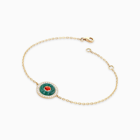BOHO EARTH BRACELET MEDIUM MALACHITE