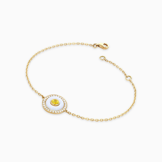 BOHO EARTH BRACELET MEDIUM PEARL