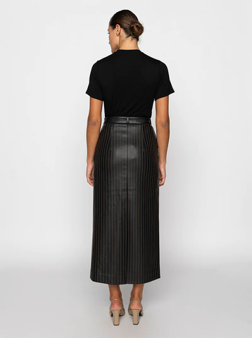 IRINA FAUX LEATHER SKIRT