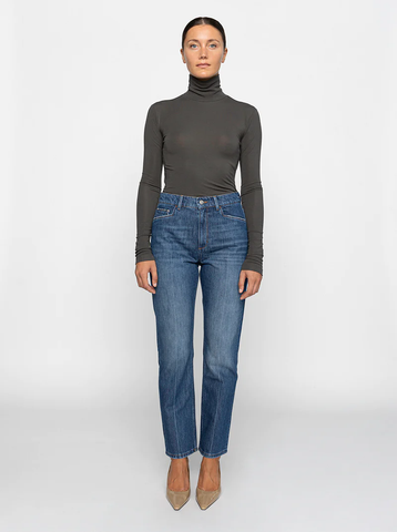 WEI TURTLENECK TOP DARK GREY