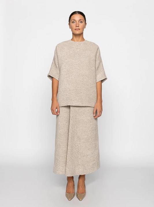 RHEA BOUCLÉ TOP BIEGE
